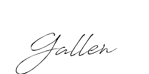 Best and Professional Signature Style for Gallen. Antro_Vectra Best Signature Style Collection. Gallen signature style 6 images and pictures png