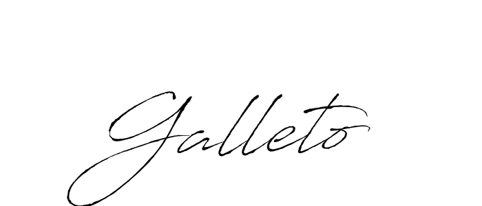 Antro_Vectra is a professional signature style that is perfect for those who want to add a touch of class to their signature. It is also a great choice for those who want to make their signature more unique. Get Galleto name to fancy signature for free. Galleto signature style 6 images and pictures png