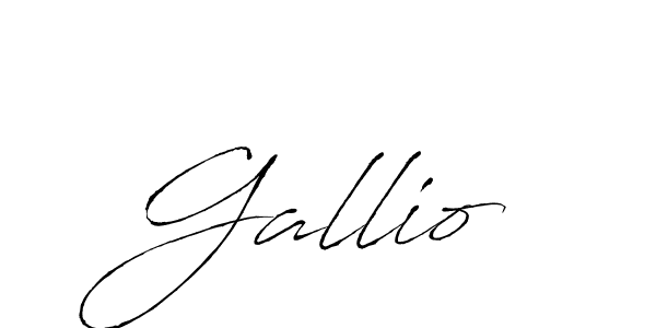 How to make Gallio name signature. Use Antro_Vectra style for creating short signs online. This is the latest handwritten sign. Gallio signature style 6 images and pictures png