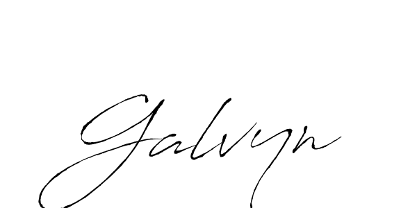 Design your own signature with our free online signature maker. With this signature software, you can create a handwritten (Antro_Vectra) signature for name Galvyn. Galvyn signature style 6 images and pictures png