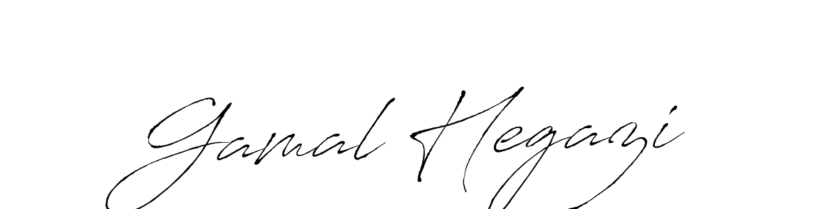 Design your own signature with our free online signature maker. With this signature software, you can create a handwritten (Antro_Vectra) signature for name Gamal Hegazi. Gamal Hegazi signature style 6 images and pictures png