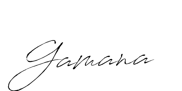 You should practise on your own different ways (Antro_Vectra) to write your name (Gamana) in signature. don't let someone else do it for you. Gamana signature style 6 images and pictures png