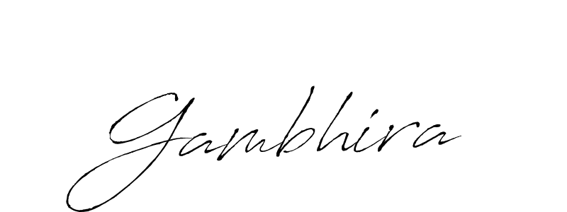 Once you've used our free online signature maker to create your best signature Antro_Vectra style, it's time to enjoy all of the benefits that Gambhira name signing documents. Gambhira signature style 6 images and pictures png