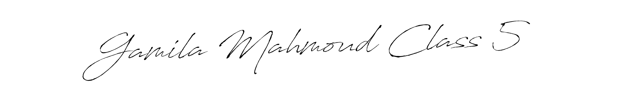 Make a beautiful signature design for name Gamila Mahmoud Class 5. Use this online signature maker to create a handwritten signature for free. Gamila Mahmoud Class 5 signature style 6 images and pictures png