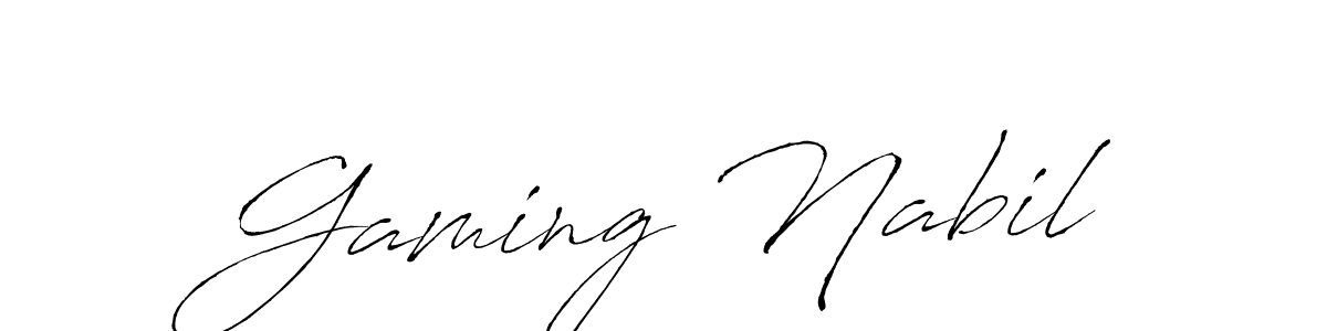 It looks lik you need a new signature style for name Gaming Nabil. Design unique handwritten (Antro_Vectra) signature with our free signature maker in just a few clicks. Gaming Nabil signature style 6 images and pictures png