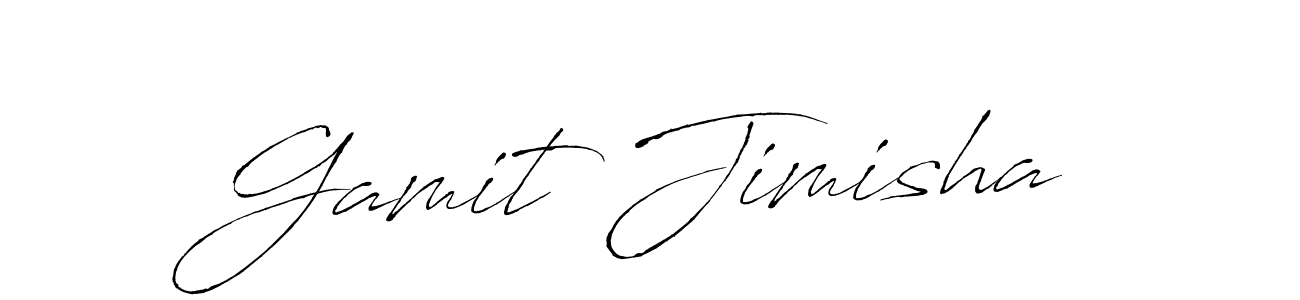 It looks lik you need a new signature style for name Gamit Jimisha. Design unique handwritten (Antro_Vectra) signature with our free signature maker in just a few clicks. Gamit Jimisha signature style 6 images and pictures png