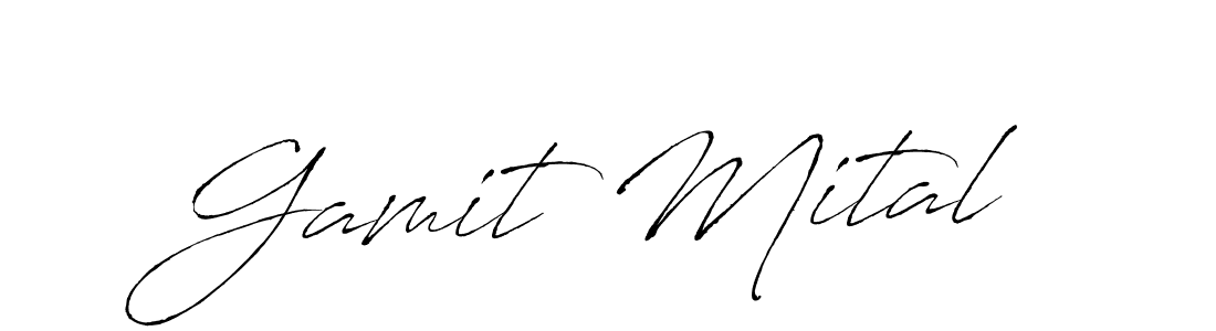 It looks lik you need a new signature style for name Gamit Mital. Design unique handwritten (Antro_Vectra) signature with our free signature maker in just a few clicks. Gamit Mital signature style 6 images and pictures png