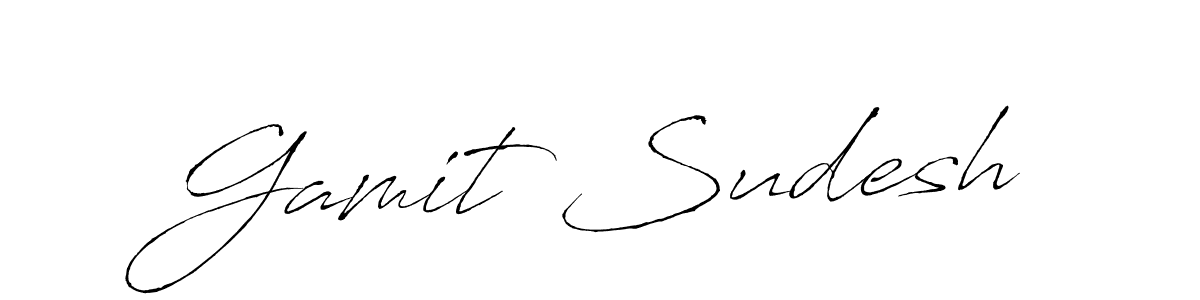 Make a beautiful signature design for name Gamit Sudesh. Use this online signature maker to create a handwritten signature for free. Gamit Sudesh signature style 6 images and pictures png