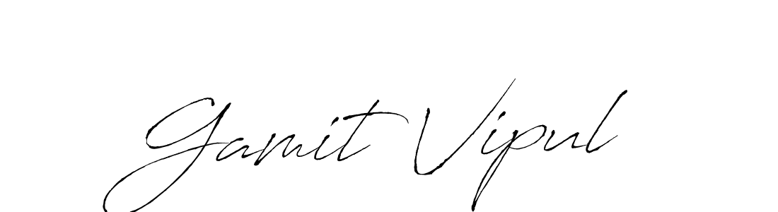 Create a beautiful signature design for name Gamit Vipul. With this signature (Antro_Vectra) fonts, you can make a handwritten signature for free. Gamit Vipul signature style 6 images and pictures png
