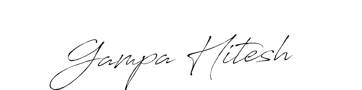 The best way (Antro_Vectra) to make a short signature is to pick only two or three words in your name. The name Gampa Hitesh include a total of six letters. For converting this name. Gampa Hitesh signature style 6 images and pictures png