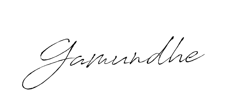 Also we have Gamundhe name is the best signature style. Create professional handwritten signature collection using Antro_Vectra autograph style. Gamundhe signature style 6 images and pictures png