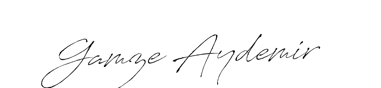 How to make Gamze Aydemir signature? Antro_Vectra is a professional autograph style. Create handwritten signature for Gamze Aydemir name. Gamze Aydemir signature style 6 images and pictures png