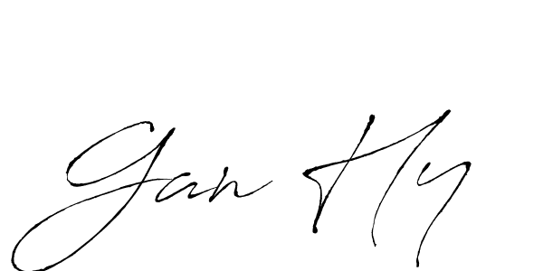 Make a beautiful signature design for name Gan Hy. Use this online signature maker to create a handwritten signature for free. Gan Hy signature style 6 images and pictures png