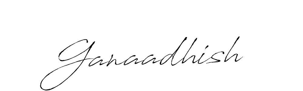 Create a beautiful signature design for name Ganaadhish. With this signature (Antro_Vectra) fonts, you can make a handwritten signature for free. Ganaadhish signature style 6 images and pictures png