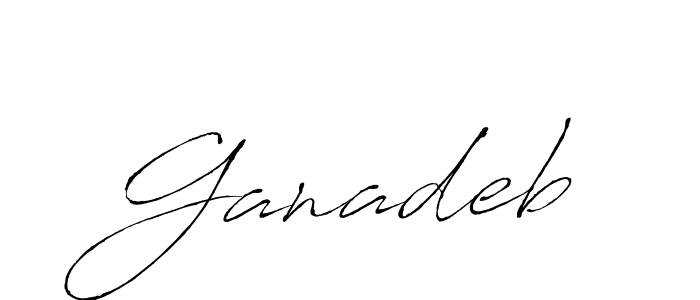How to make Ganadeb name signature. Use Antro_Vectra style for creating short signs online. This is the latest handwritten sign. Ganadeb signature style 6 images and pictures png
