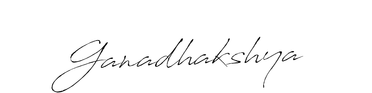 You should practise on your own different ways (Antro_Vectra) to write your name (Ganadhakshya) in signature. don't let someone else do it for you. Ganadhakshya signature style 6 images and pictures png