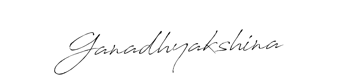 Make a beautiful signature design for name Ganadhyakshina. With this signature (Antro_Vectra) style, you can create a handwritten signature for free. Ganadhyakshina signature style 6 images and pictures png