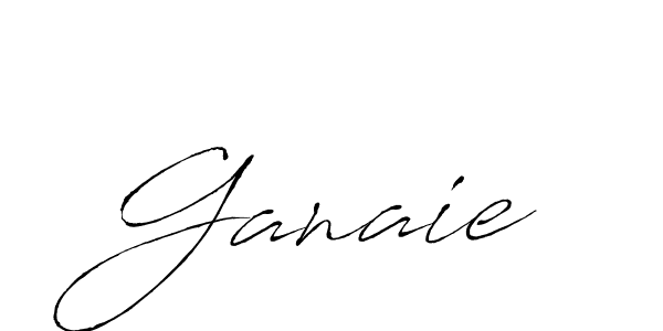 Create a beautiful signature design for name Ganaie. With this signature (Antro_Vectra) fonts, you can make a handwritten signature for free. Ganaie signature style 6 images and pictures png