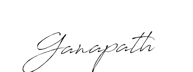 Use a signature maker to create a handwritten signature online. With this signature software, you can design (Antro_Vectra) your own signature for name Ganapath. Ganapath signature style 6 images and pictures png