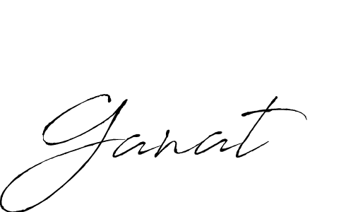 Also we have Ganat name is the best signature style. Create professional handwritten signature collection using Antro_Vectra autograph style. Ganat signature style 6 images and pictures png