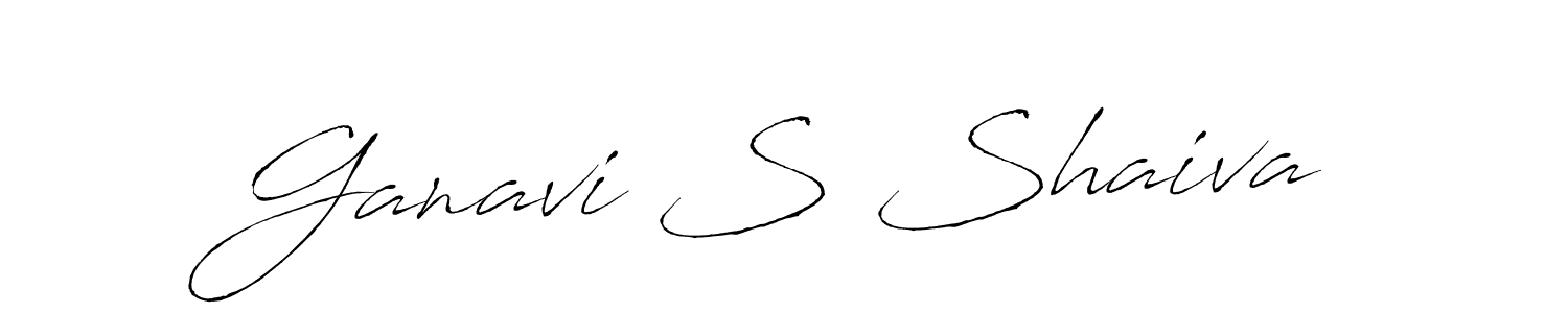 Once you've used our free online signature maker to create your best signature Antro_Vectra style, it's time to enjoy all of the benefits that Ganavi S Shaiva name signing documents. Ganavi S Shaiva signature style 6 images and pictures png