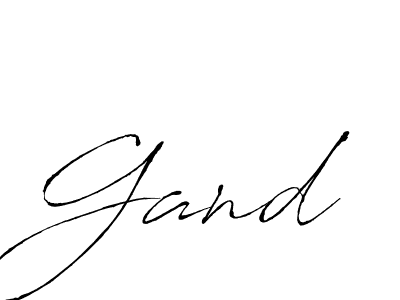 How to Draw Gand signature style? Antro_Vectra is a latest design signature styles for name Gand. Gand signature style 6 images and pictures png