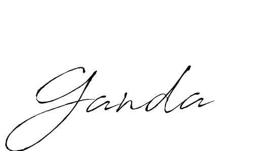 How to make Ganda name signature. Use Antro_Vectra style for creating short signs online. This is the latest handwritten sign. Ganda signature style 6 images and pictures png