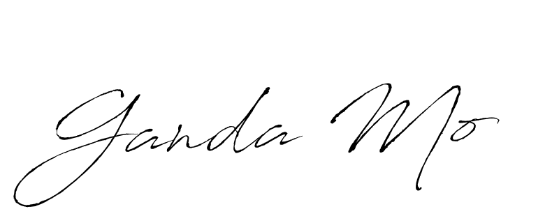 Make a beautiful signature design for name Ganda Mo. With this signature (Antro_Vectra) style, you can create a handwritten signature for free. Ganda Mo signature style 6 images and pictures png