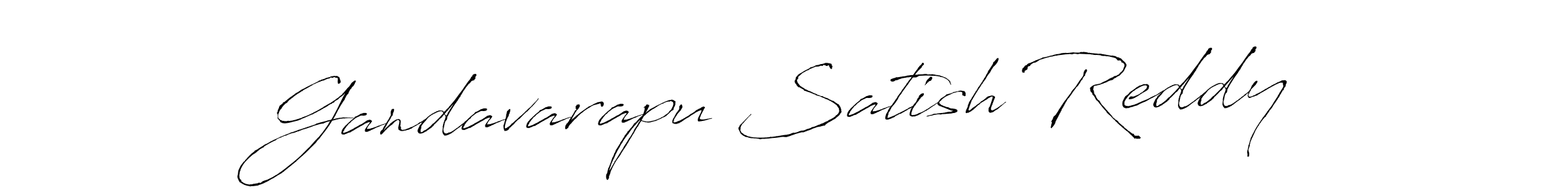 You should practise on your own different ways (Antro_Vectra) to write your name (Gandavarapu Satish Reddy) in signature. don't let someone else do it for you. Gandavarapu Satish Reddy signature style 6 images and pictures png
