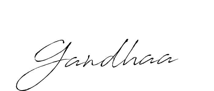 Make a beautiful signature design for name Gandhaa. Use this online signature maker to create a handwritten signature for free. Gandhaa signature style 6 images and pictures png