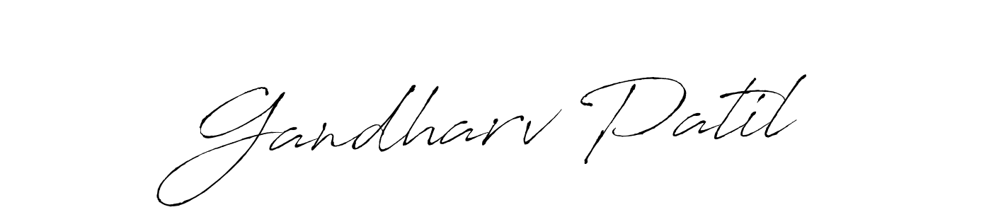 Antro_Vectra is a professional signature style that is perfect for those who want to add a touch of class to their signature. It is also a great choice for those who want to make their signature more unique. Get Gandharv Patil name to fancy signature for free. Gandharv Patil signature style 6 images and pictures png