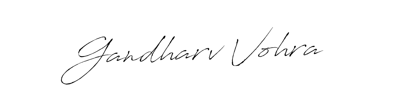 if you are searching for the best signature style for your name Gandharv Vohra. so please give up your signature search. here we have designed multiple signature styles  using Antro_Vectra. Gandharv Vohra signature style 6 images and pictures png