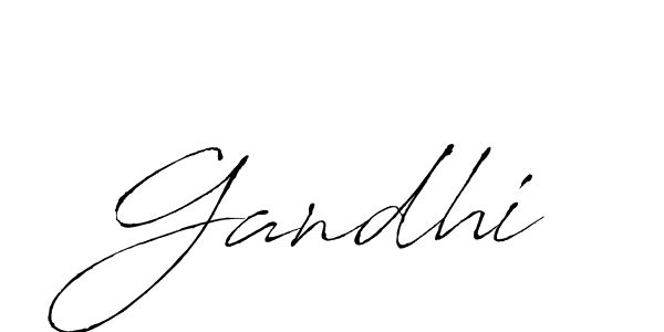 Create a beautiful signature design for name Gandhi. With this signature (Antro_Vectra) fonts, you can make a handwritten signature for free. Gandhi signature style 6 images and pictures png