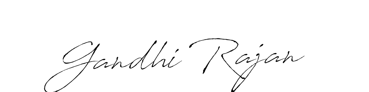 You should practise on your own different ways (Antro_Vectra) to write your name (Gandhi Rajan) in signature. don't let someone else do it for you. Gandhi Rajan signature style 6 images and pictures png