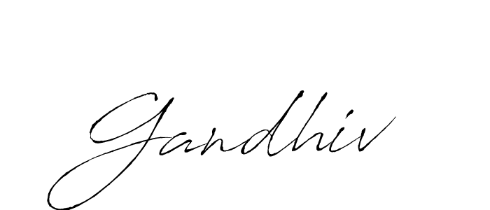 Best and Professional Signature Style for Gandhiv. Antro_Vectra Best Signature Style Collection. Gandhiv signature style 6 images and pictures png