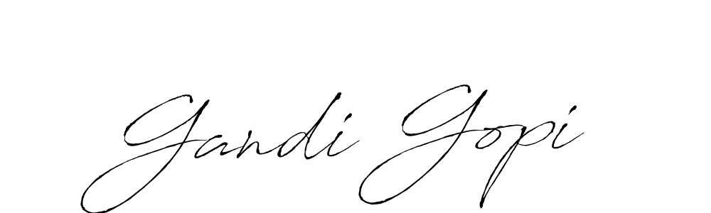 Use a signature maker to create a handwritten signature online. With this signature software, you can design (Antro_Vectra) your own signature for name Gandi Gopi. Gandi Gopi signature style 6 images and pictures png