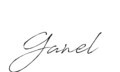 Make a beautiful signature design for name Ganel. With this signature (Antro_Vectra) style, you can create a handwritten signature for free. Ganel signature style 6 images and pictures png