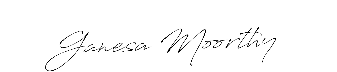 Use a signature maker to create a handwritten signature online. With this signature software, you can design (Antro_Vectra) your own signature for name Ganesa Moorthy. Ganesa Moorthy signature style 6 images and pictures png