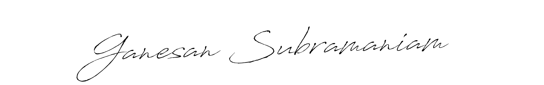 This is the best signature style for the Ganesan Subramaniam name. Also you like these signature font (Antro_Vectra). Mix name signature. Ganesan Subramaniam signature style 6 images and pictures png