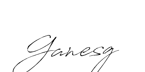 Use a signature maker to create a handwritten signature online. With this signature software, you can design (Antro_Vectra) your own signature for name Ganesg. Ganesg signature style 6 images and pictures png