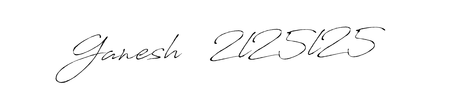 Also we have Ganesh   2l25l25 name is the best signature style. Create professional handwritten signature collection using Antro_Vectra autograph style. Ganesh   2l25l25 signature style 6 images and pictures png