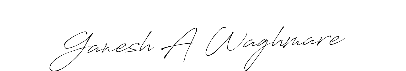 Similarly Antro_Vectra is the best handwritten signature design. Signature creator online .You can use it as an online autograph creator for name Ganesh A Waghmare. Ganesh A Waghmare signature style 6 images and pictures png