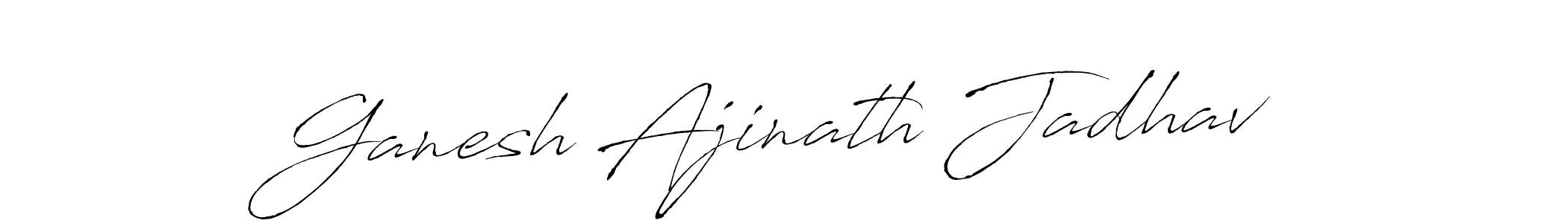 The best way (Antro_Vectra) to make a short signature is to pick only two or three words in your name. The name Ganesh Ajinath Jadhav include a total of six letters. For converting this name. Ganesh Ajinath Jadhav signature style 6 images and pictures png