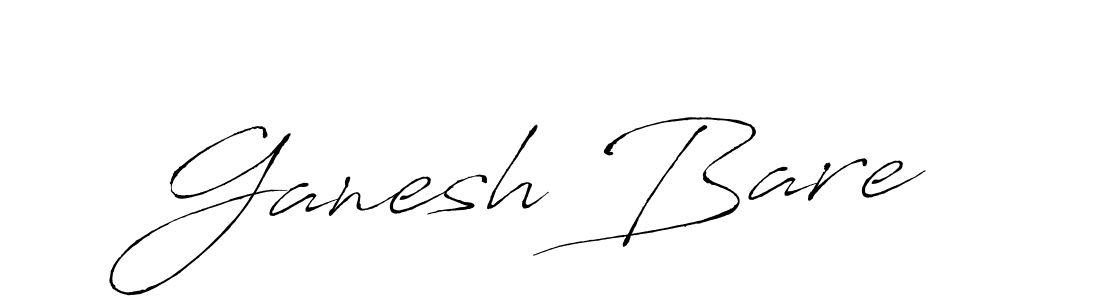 Design your own signature with our free online signature maker. With this signature software, you can create a handwritten (Antro_Vectra) signature for name Ganesh Bare. Ganesh Bare signature style 6 images and pictures png