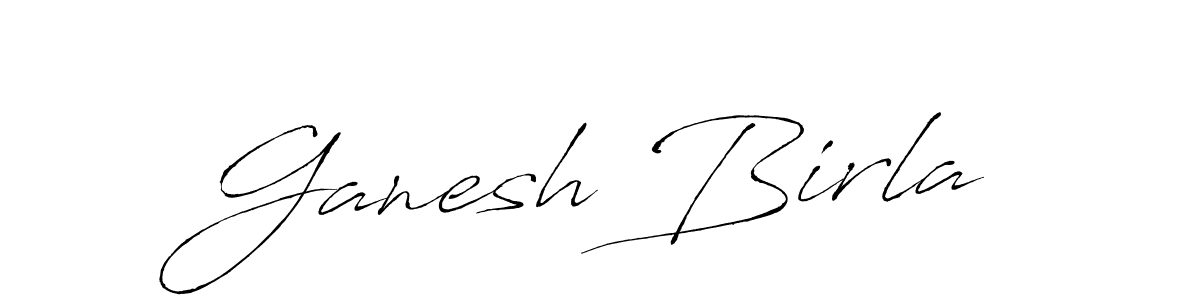 Antro_Vectra is a professional signature style that is perfect for those who want to add a touch of class to their signature. It is also a great choice for those who want to make their signature more unique. Get Ganesh Birla name to fancy signature for free. Ganesh Birla signature style 6 images and pictures png