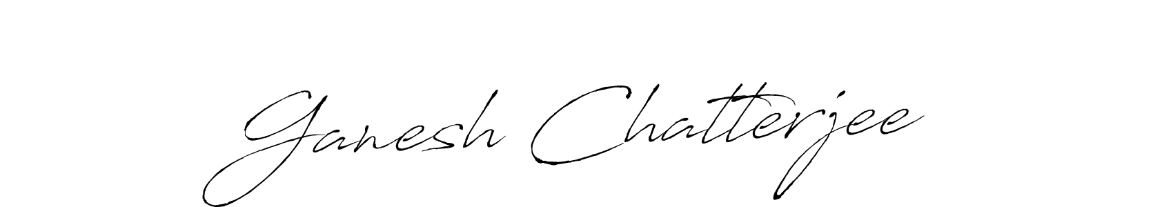 Antro_Vectra is a professional signature style that is perfect for those who want to add a touch of class to their signature. It is also a great choice for those who want to make their signature more unique. Get Ganesh Chatterjee name to fancy signature for free. Ganesh Chatterjee signature style 6 images and pictures png