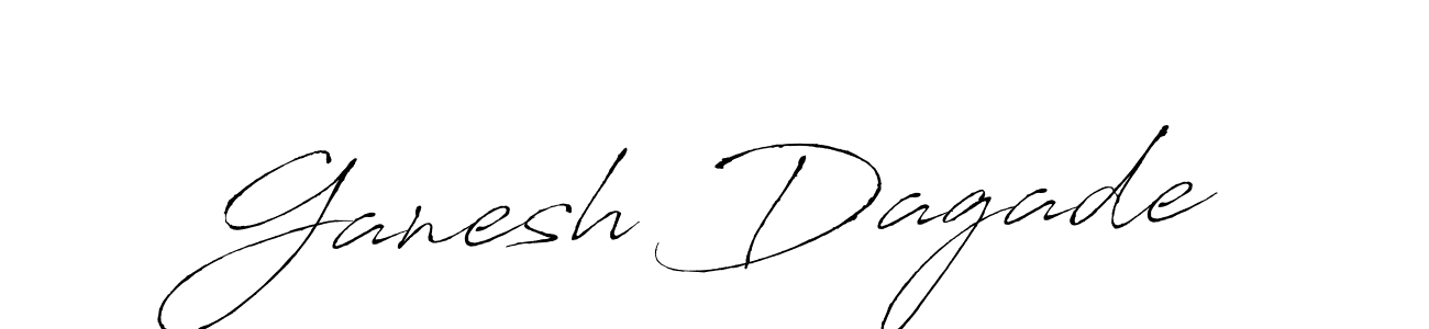 Make a beautiful signature design for name Ganesh Dagade. With this signature (Antro_Vectra) style, you can create a handwritten signature for free. Ganesh Dagade signature style 6 images and pictures png