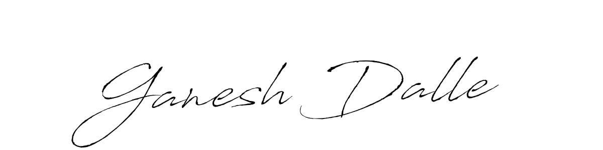 Make a beautiful signature design for name Ganesh Dalle. With this signature (Antro_Vectra) style, you can create a handwritten signature for free. Ganesh Dalle signature style 6 images and pictures png