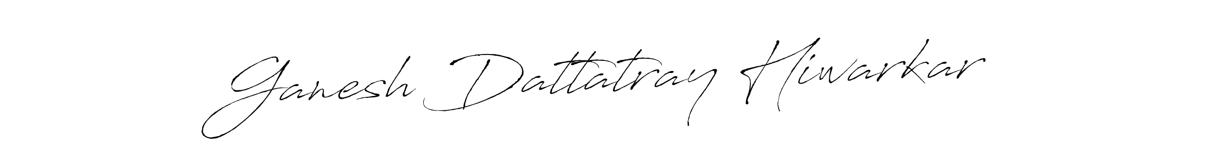 Make a beautiful signature design for name Ganesh Dattatray Hiwarkar. With this signature (Antro_Vectra) style, you can create a handwritten signature for free. Ganesh Dattatray Hiwarkar signature style 6 images and pictures png