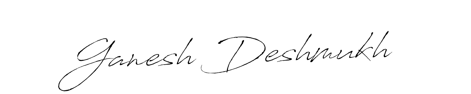 Use a signature maker to create a handwritten signature online. With this signature software, you can design (Antro_Vectra) your own signature for name Ganesh Deshmukh. Ganesh Deshmukh signature style 6 images and pictures png